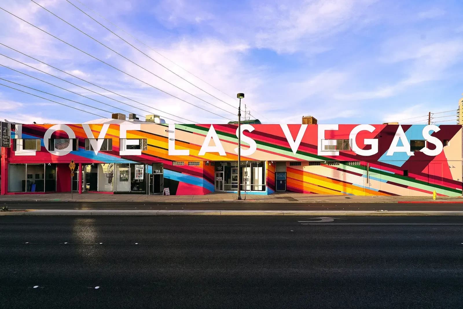 Historic downtown Las Vegas storefront