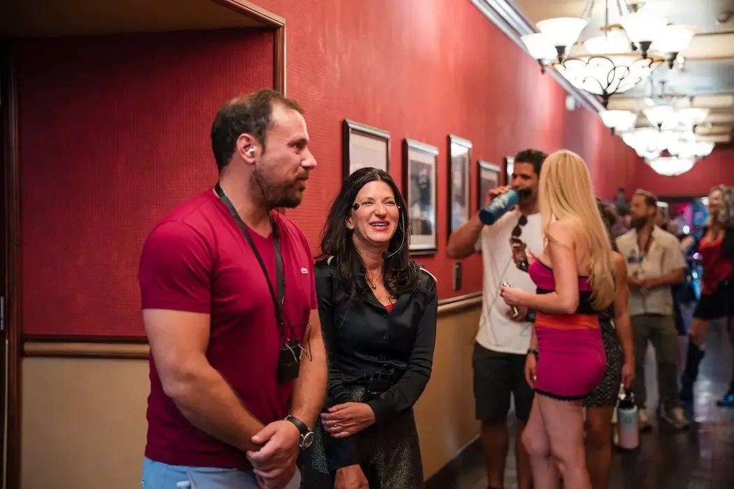A Las Vegas Guided Tours group tour in downtown Las Vegas